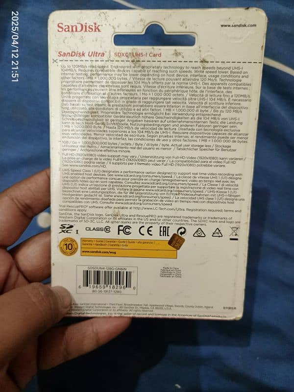 SanDisk Original 128 GB Memory Card 1