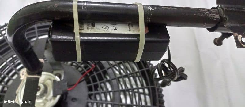 12 Volt DC Fan with ac supply and rotational bracket 3