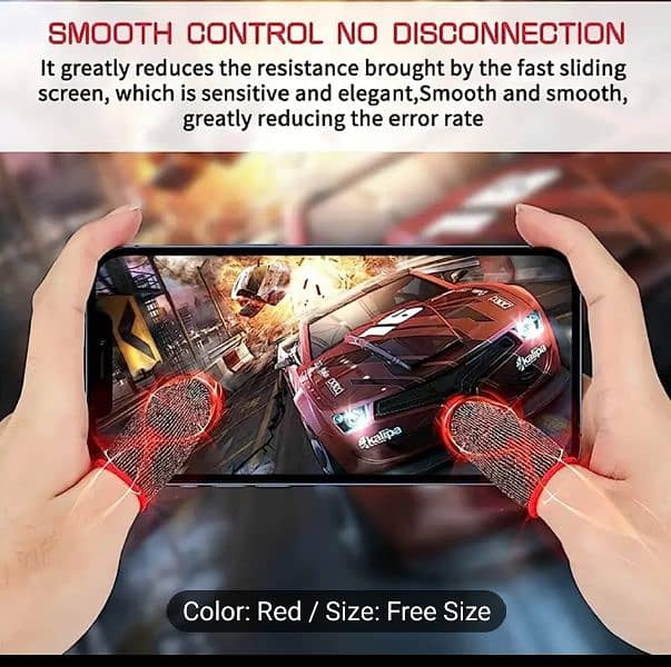 1 pair Gaming Finger Sleeve, Mobile Controller ,Highly Conductive 100% 3
