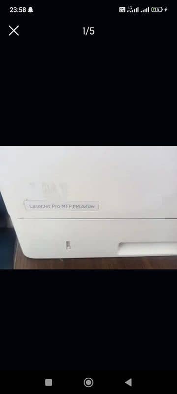 hp Laser jet pro mfp 426dn machine 0