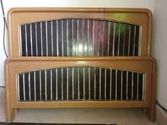 Bed of wooden