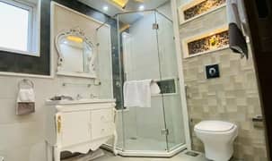 shower cabin 12mm glass partition terrace gril stair 8mm glass work