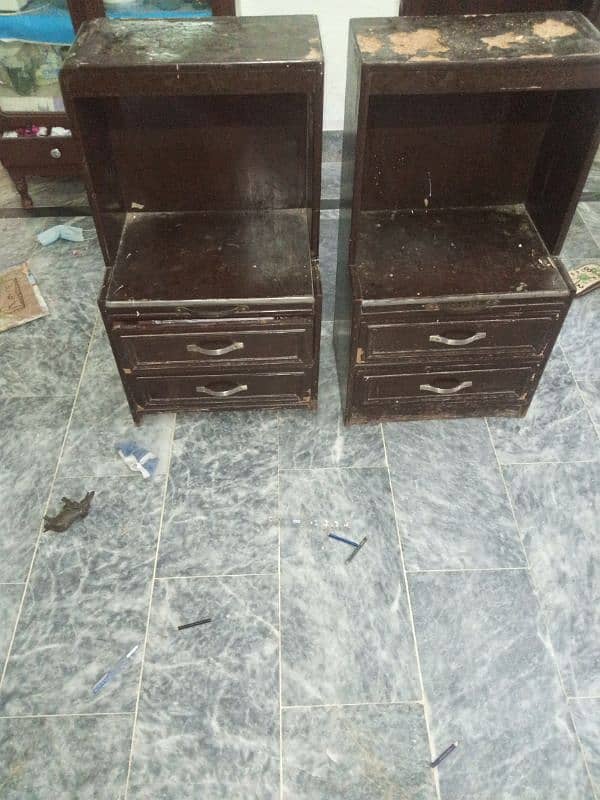 Double bed with 2 side table 6