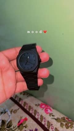 Black aura arabic watch