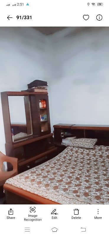 double bed with two sidetables. . . 1