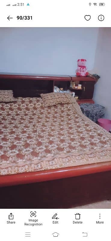 double bed with two sidetables. . . 2