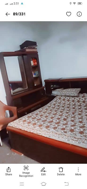 double bed with two sidetables. . . 3