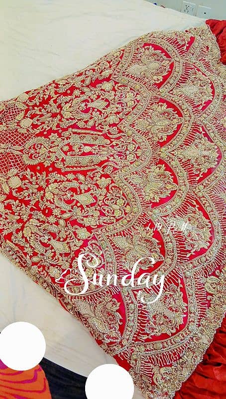 Bridal lehanga / Barat lehanga /red lehanga 6