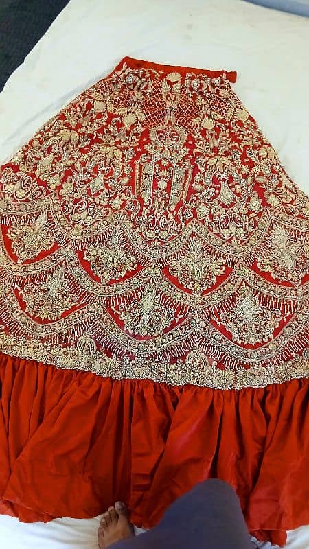 Bridal lehanga / Barat lehanga /red lehanga 11