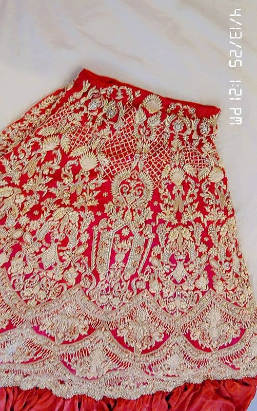 Bridal lehanga / Barat lehanga /red lehanga 19