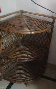 Cann wood Shelves& Racks