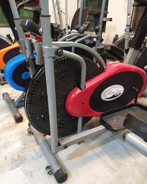 exercise cycle elliptical machine cross trainer magnetic upright bike 3