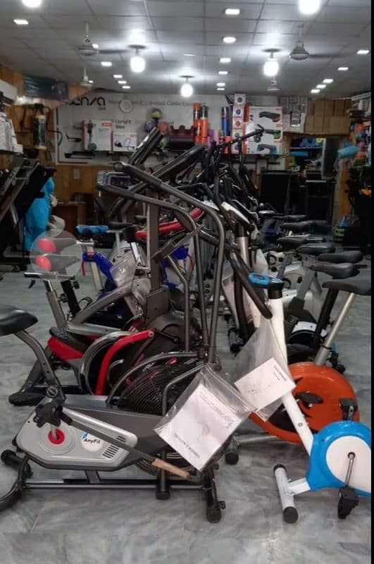 exercise cycle elliptical machine cross trainer magnetic upright bike 9