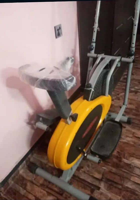 exercise cycle elliptical machine cross trainer magnetic upright bike 12