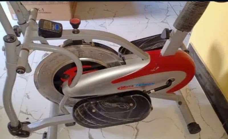 exercise cycle elliptical machine cross trainer magnetic upright bike 18