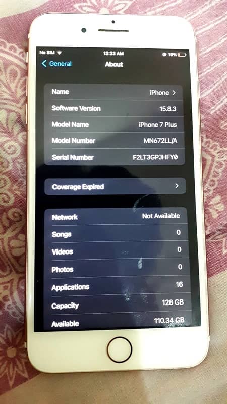 Iphone 7plus PTA 1