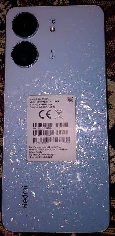 i have sale my redmi 13c genuine condition  6gb ram 128 gb rom colour 0