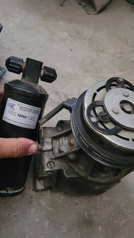 toyota corola 2004.5. 6. and 7 model ac compressor with all setup 0