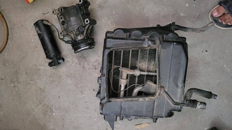 toyota corola 2004.5. 6. and 7 model ac compressor with all setup 3