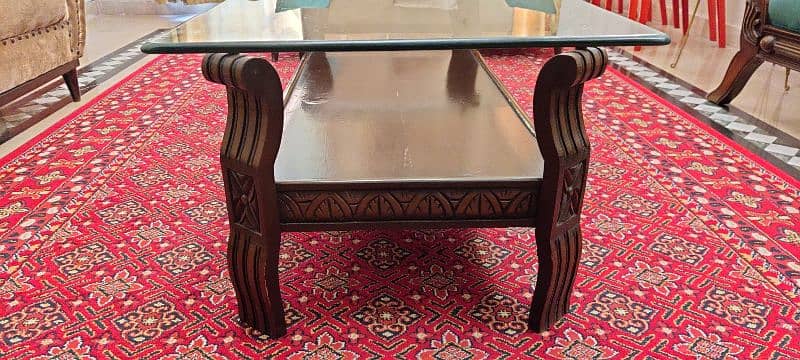 Center Table with Glass Top - URGENT SALE TODAY! 0