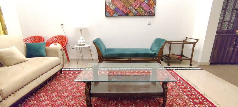 Center Table with Glass Top - URGENT SALE TODAY! 2
