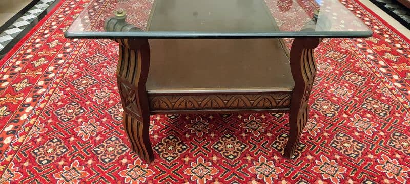 Center Table with Glass Top - URGENT SALE TODAY! 3