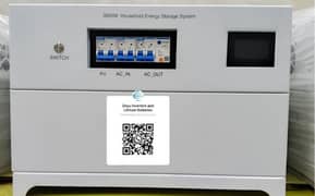 3.6kw Hybrid inverter with fixed 100AH Lithium Battery