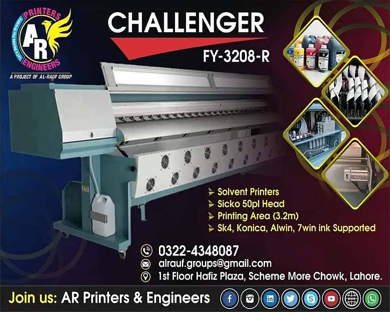 Flex Machine Flex Printing Machine Konica 512i 30pl Grando Challenger 13