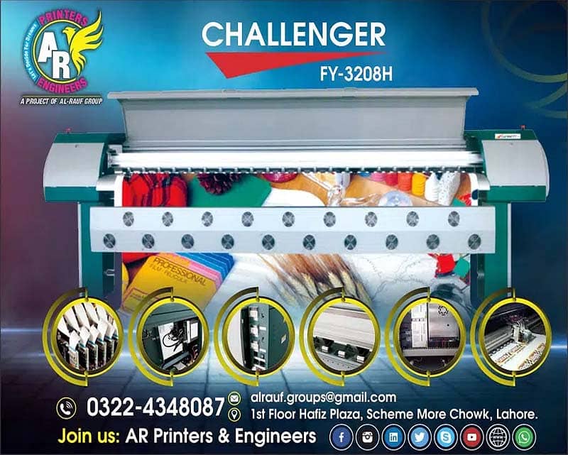 Flex Machine Flex Printing Machine Konica 512i 30pl Grando Challenger 18