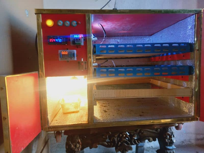 Full Automatic incubator 160 eggs almost new 6