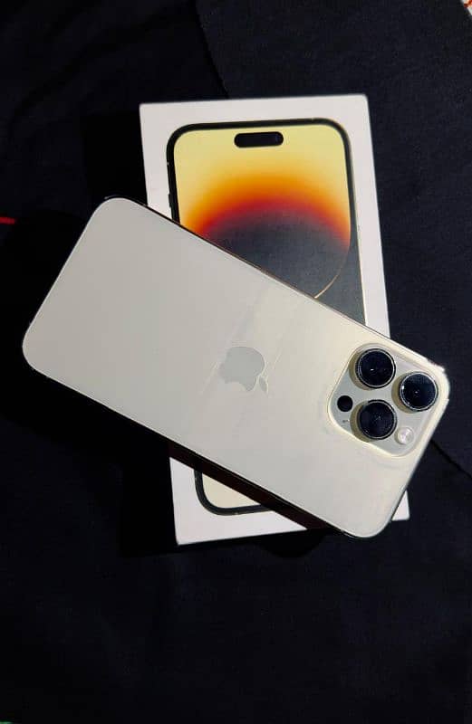 iphone 14 pro max with box condition 10/10 battery health 86 non pta 1