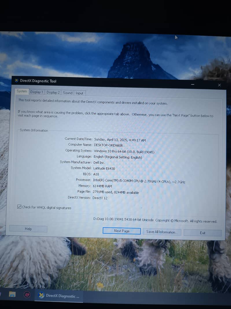 Dell Intel Core i5 3rd Gen with 1 GB Graphics card 7