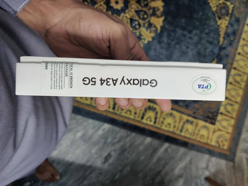 samsung a34 5g just box open 0