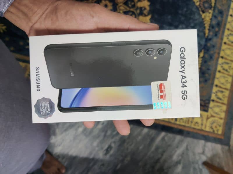 samsung a34 5g just box open 3