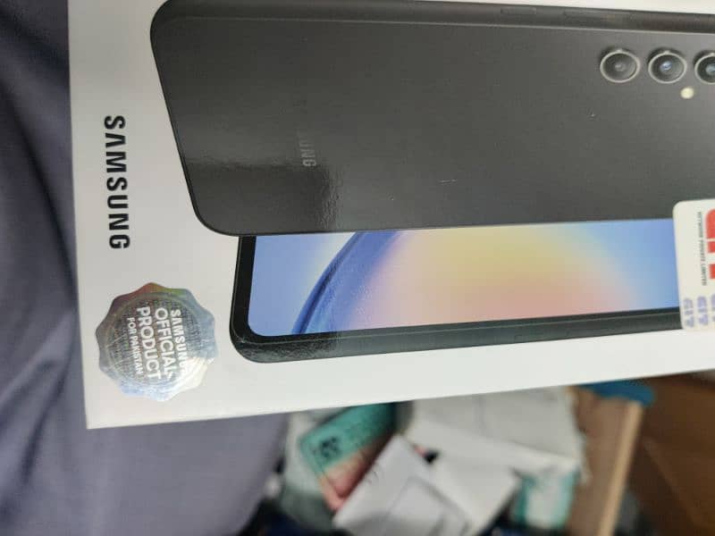 samsung a34 5g just box open 4