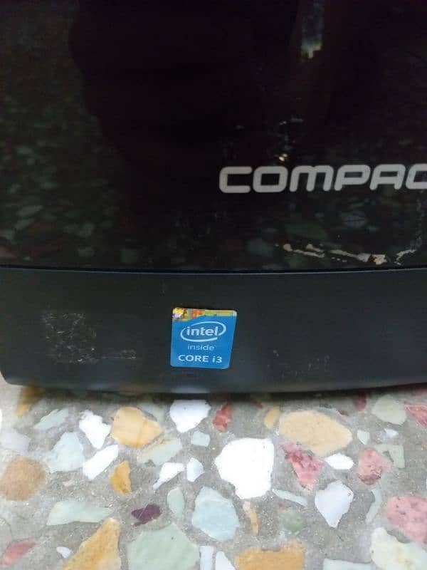 CPU and MONITOR. no scratch on screen. rough condition. core i3 5