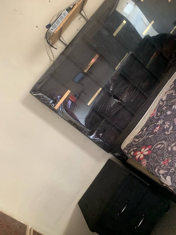 bed with side tables same as new 1