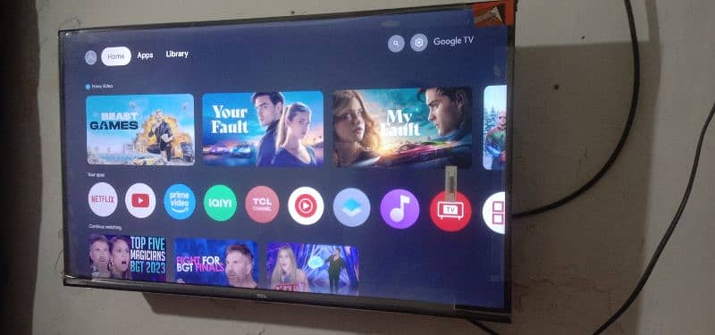 TCL smart  led android 2025 3 month used 0