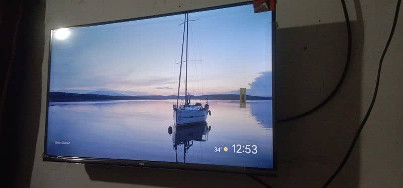 TCL smart  led android 2025 3 month used 3