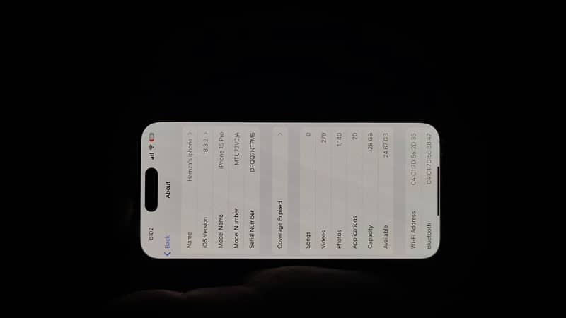Iphone 15 pro NON PTA FACTORY UNLOCK 5