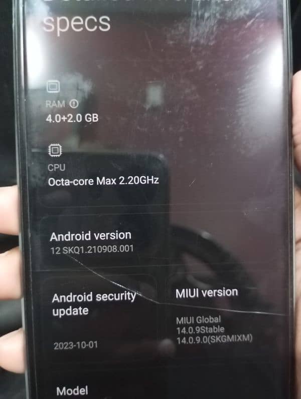 redme note 10  4+2 GB Ram 128 GB rom pta approved dual SIM 1 year use 4