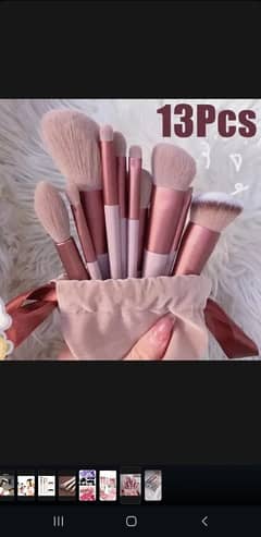 13 pcs professional makeup brushes