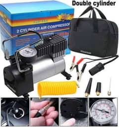 12V Portable Heavy Duty 2 Cylinder Air Compressor  - 150 Psi