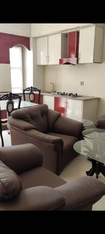 A Prime Location 2 Bed Furnished Apartment With Boulevard Facing Is Available With All Facilities. 2