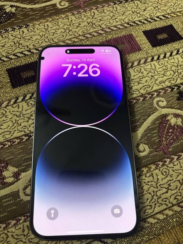 14 pro max 128GB 86 battery Heath non approve 2
