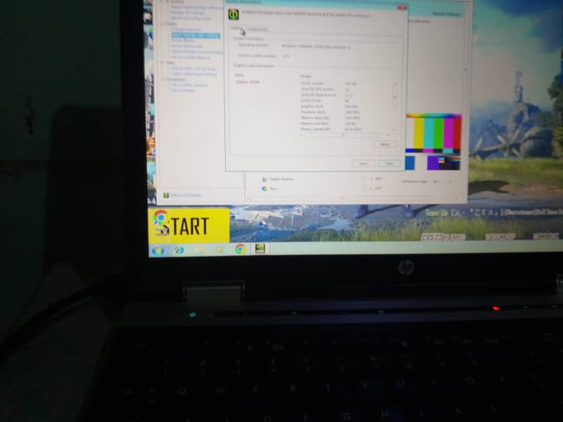 HP LAPTOP FOR THE GAMING NVIDEYA 2 GB CARD DDR3 6432 12