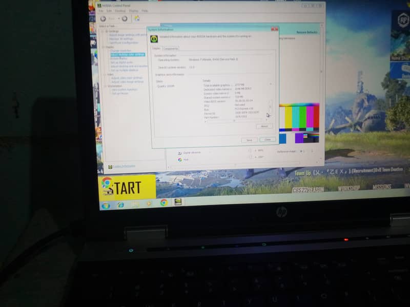 HP LAPTOP FOR THE GAMING NVIDEYA 2 GB CARD DDR3 6432 13