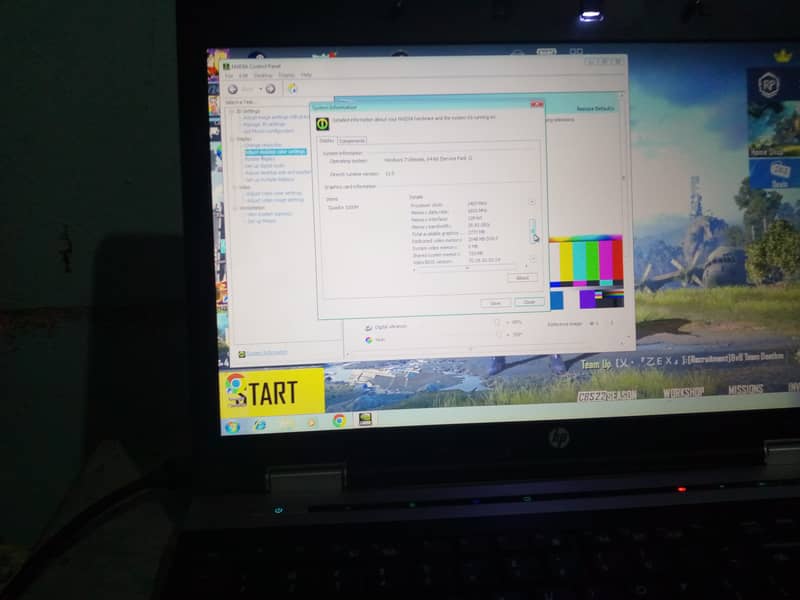 HP LAPTOP FOR THE GAMING NVIDEYA 2 GB CARD DDR3 6432 14