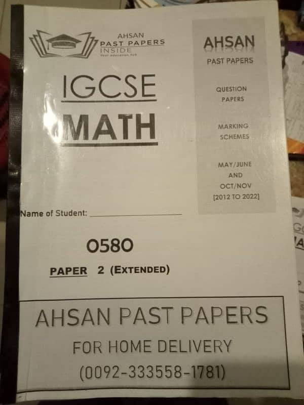 Past Papers Bio,Chemistry ,Physics ,Maths for urgent sale 4