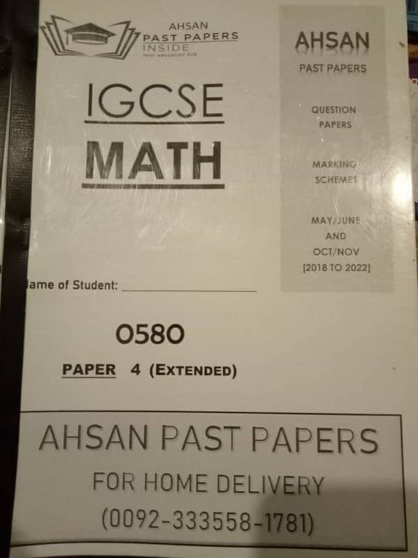 Past Papers Bio,Chemistry ,Physics ,Maths for urgent sale 8